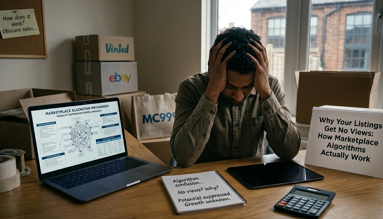 Why Your Listings Get No Views: How Marketplace Algorithms Actually Work